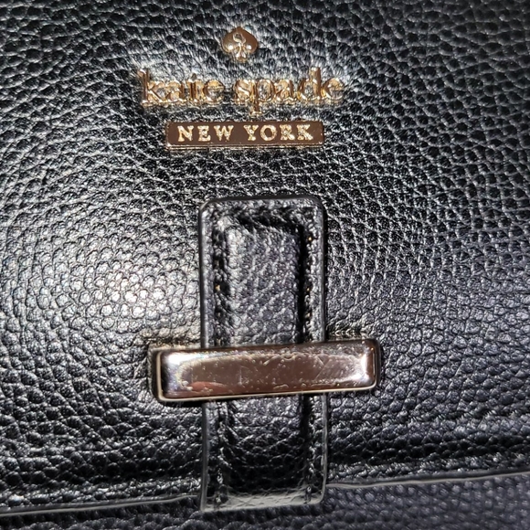 Kate Spade Dina Patterson Drive Black Wallet - Picture 2 of 7